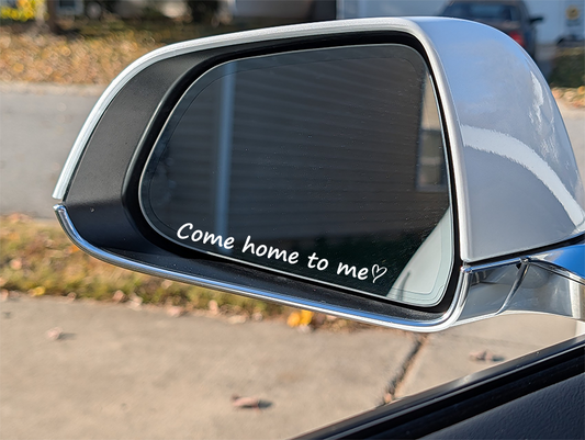 Rearview Mirror Decal