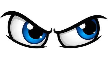 Funny Cartoon Eyes Decals – 6.5 Inch