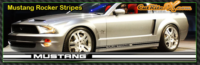 Mustang Rocker Stripes Custom Vinyl Graphics