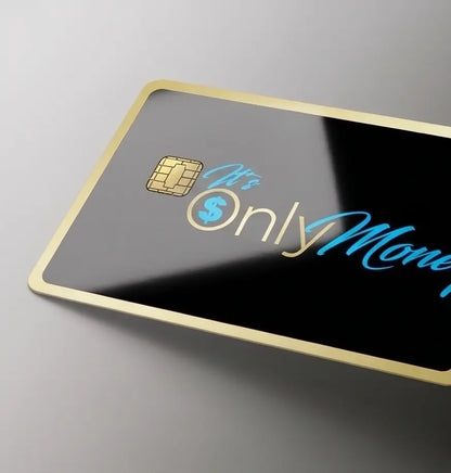 It’s Only Money Credit Card Skin | Glossy Custom Wrap