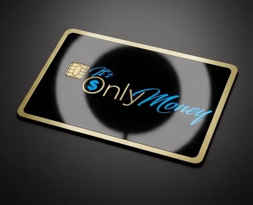 It’s Only Money Credit Card Skin | Glossy Custom Wrap