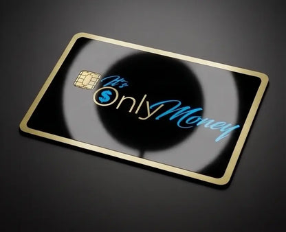 It’s Only Money Credit Card Skin | Glossy Custom Wrap
