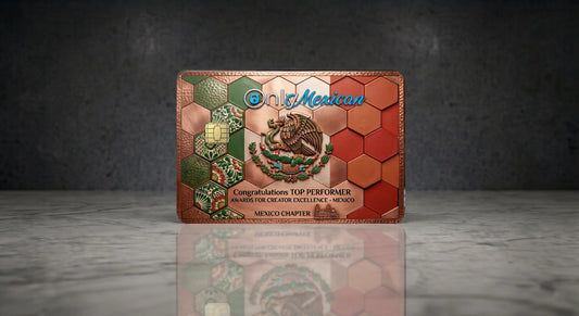 OnlyMexican Top Performer Mexico Flag Credit Card Skin Cover