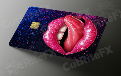 Glitzy Lick Credit Card Skin