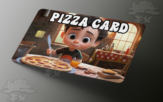 Pizza Card Credit Card Skin, Debit Card Covering