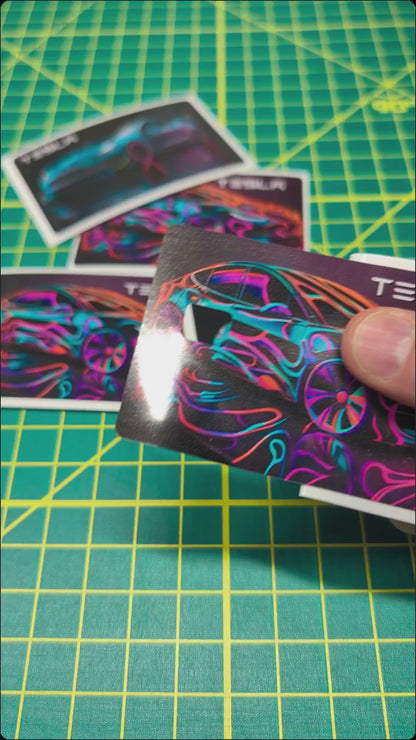 Electro-Flux Tesla Model 3 Premium Credit Card Skin