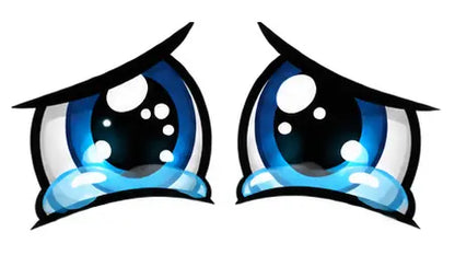 Funny Cartoon Eyes Decals – 6.5 Inch