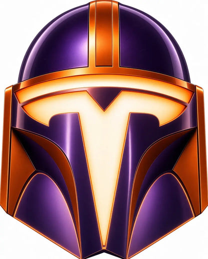 Tesla Helmet Logo Decal | Model Y & Model 3