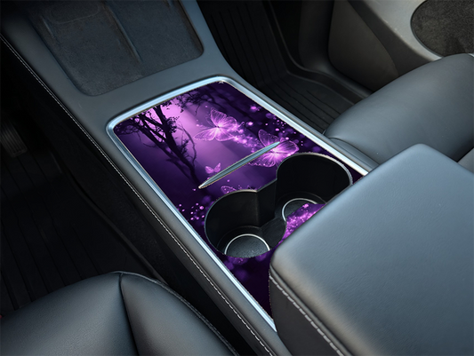 Tesla Model Y Center Console Enchanted Forest Drift Wrap Kit (2021–2025) | Precision Fit DIY