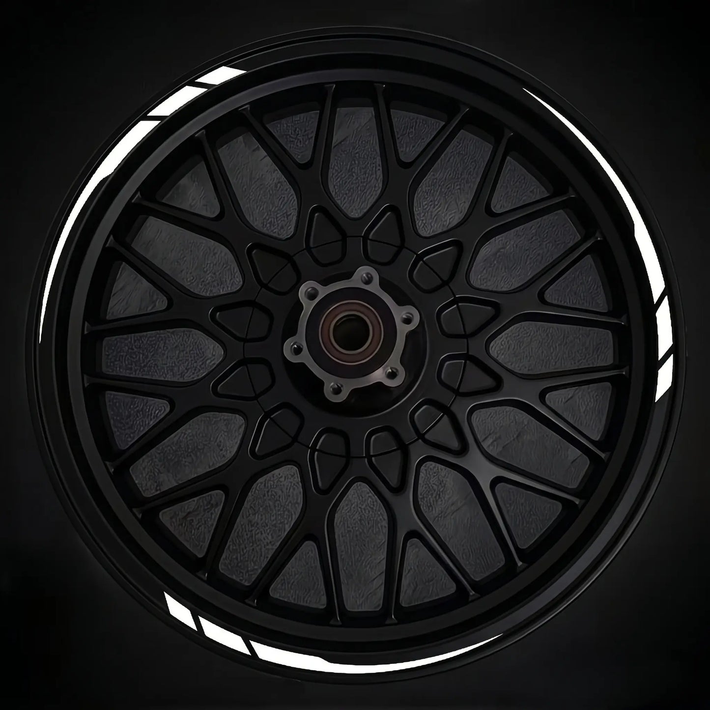 Universal Wheel Rim Decals - Precision Cut Vinyl Striping for Motorcycles & Cars