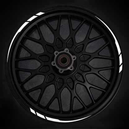 Universal Wheel Rim Decals - Precision Cut Vinyl Striping for Motorcycles & Cars