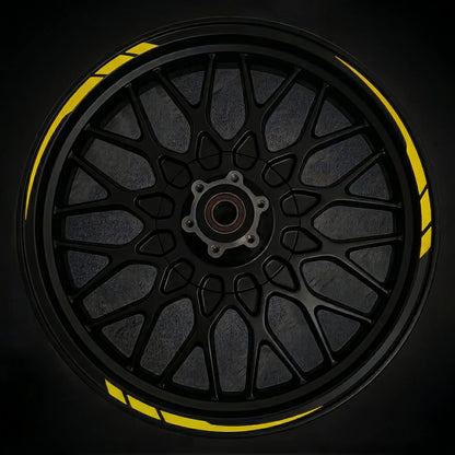 Universal Wheel Rim Decals - Precision Cut Vinyl Striping for Motorcycles & Cars