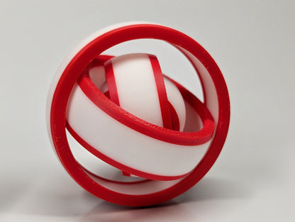 Gyroscope Fidget Spinner | Stim Toy 3D printed fidget | fidget spinner gyrosphere stress relief ball