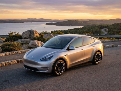 Premium Tesla Model Y 20" Induction Wheel Rim Decals | Custom Vinyl Overlays