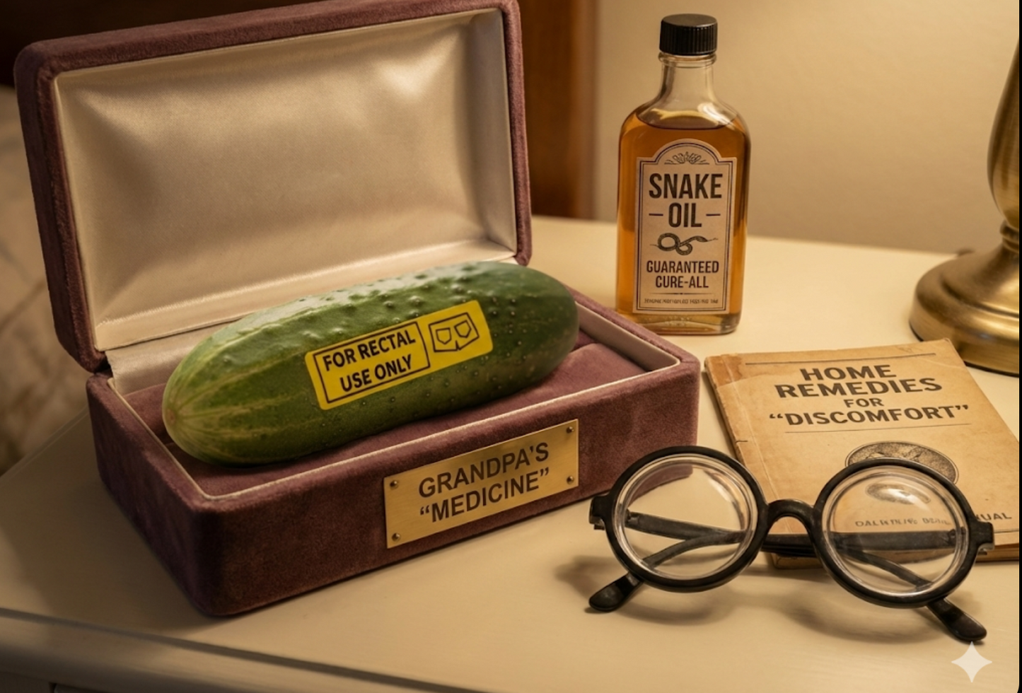 Funny "For Rectal Use Only" Stickers - "0.375" x 1.5"