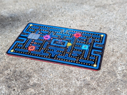 Cyber Maze Neon Circuit – Premium Credit Card Skin