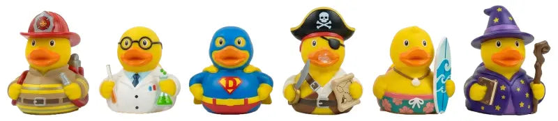 Rubber Duck Vinyl Decal Set – 6-Pack Waterproof Stickers for Jeep Owners & Dash Decor