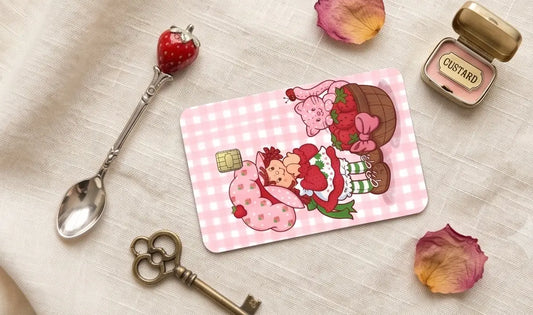 Vintage Strawberry Credit Card Skin