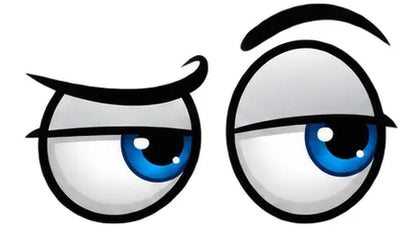 Funny Cartoon Eyes Decals – 6.5 Inch
