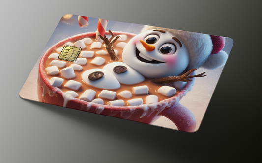 Marshmellow Coco Credit Card Skin, Debit Card Covering (small chip)