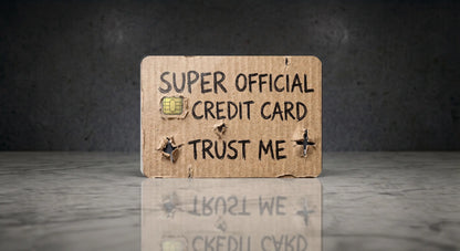 Funny "Super Official Credit Card" Vinyl Skin & Debit Wrap