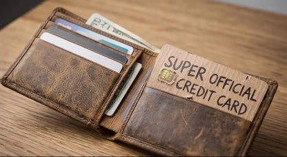 Funny "Super Official Credit Card" Vinyl Skin & Debit Wrap