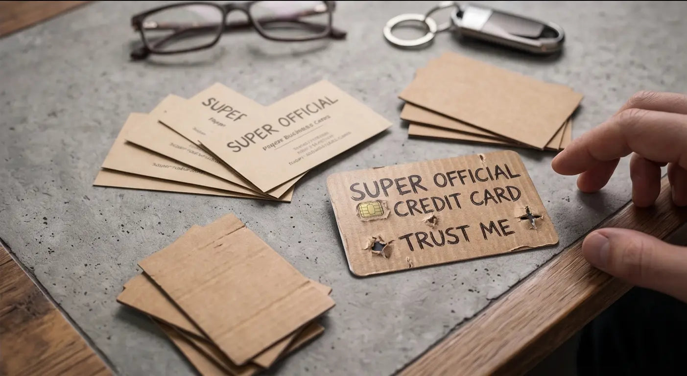 Funny "Super Official Credit Card" Vinyl Skin & Debit Wrap