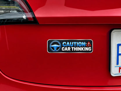 Tesla I'm Probably Not Driving Funny Decal