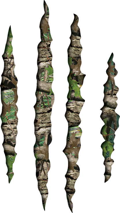 Claw Marks Decal | Ripped USA Patriotic Vinyl Sticker for Car, Truck, or Laptop