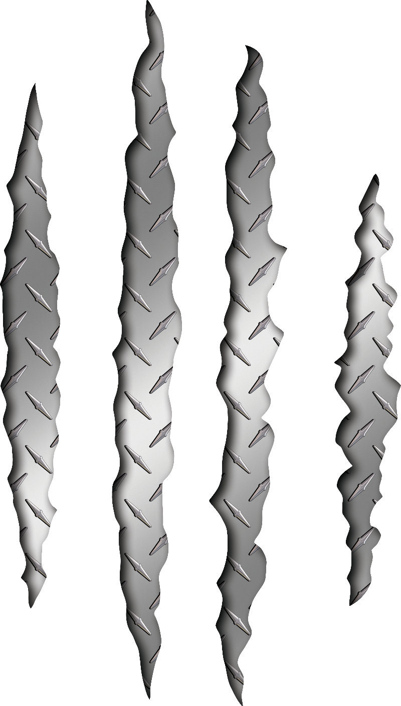 Claw Marks Decal | Ripped USA Patriotic Vinyl Sticker for Car, Truck, or Laptop