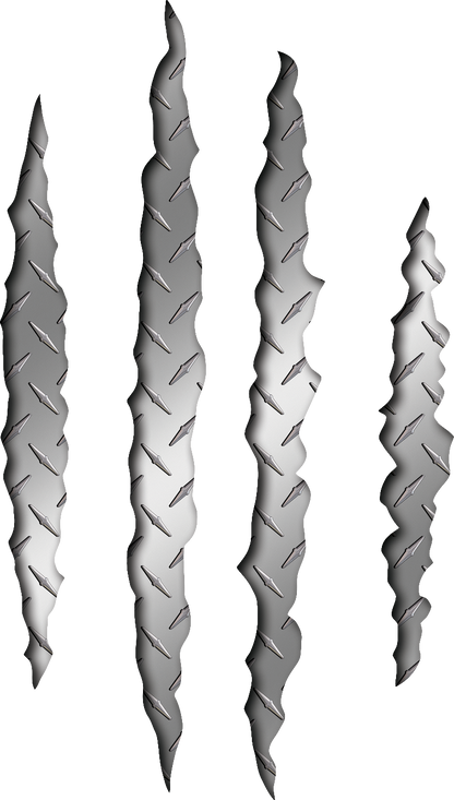 Claw Marks Decal | Ripped USA Patriotic Vinyl Sticker for Car, Truck, or Laptop