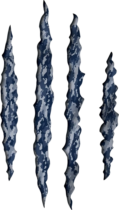 Claw Marks Decal | Ripped USA Patriotic Vinyl Sticker for Car, Truck, or Laptop