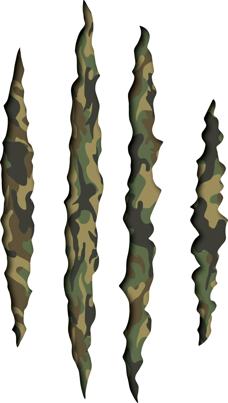 Claw Marks Decal | Ripped USA Patriotic Vinyl Sticker for Car, Truck, or Laptop