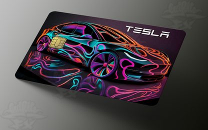 Electro-Flux Tesla Model 3 Premium Credit Card Skin