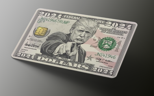 Trump 2024 Credit Card Bill Skin, Debit Card Covering (Small Chip)