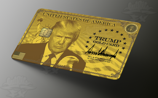 Trump Gold Card Credit Card Skin – Personalize and Protect Your Cards