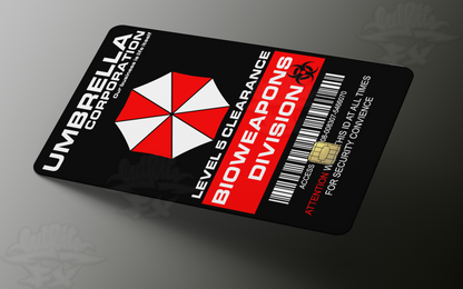 Umbrella Corp ID Credit Card Skin