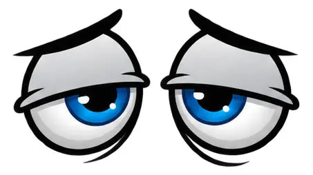 Funny Cartoon Eyes Decals – 6.5 Inch