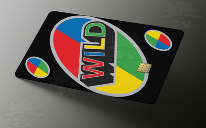 UNO Wild Credit Card Skin, Debit Card Covering