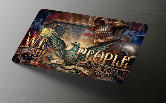 We the People American Pride Credit Card Wrap Credit Card Skin, Debit Card Covering