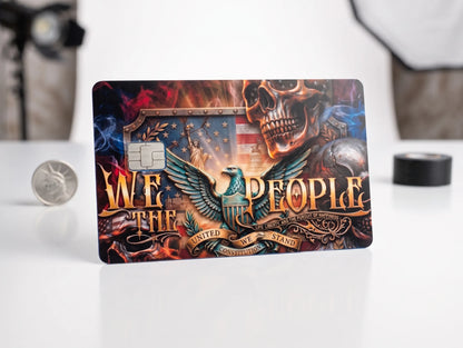 We the People American Pride Credit Card Wrap Credit Card Skin, Debit Card Covering