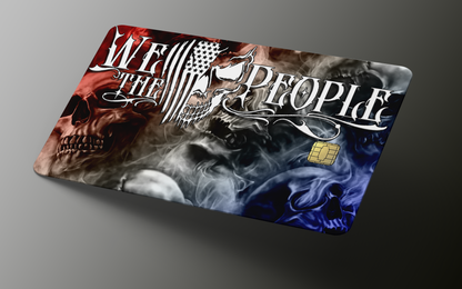 We the People American Pride Credit Card Wrap Credit Card Skin, Debit Card Covering