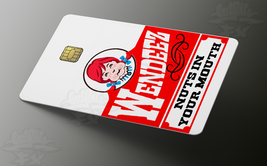 Wendeez Nut Card Credit Card Skin – Personalize and Protect Your Cards