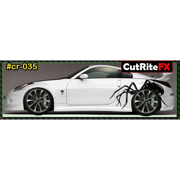 CR035 Spider Custom Vinyl Graphics