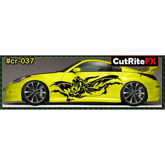 CR037 Dragon Custom Vinyl Graphics